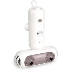 KokoSelene Bath Jets for Tub, Portable Bath Spa for Bathtub with Dual Hydro Jets, Bathtub Spa Machine Creates Soothing Bubbles for Daily Relax at Home Use (Brown)