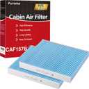 Puroma Cabin Air Filter, Compatible with Subaru, Toyota Camry, RAV4, Highlander, Corolla, Sienna, Pruis, Venza and Avalon, Lexus, Mazda, Replacement for CP157, CF12157