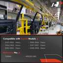 A-Premium Manual Window Regulator Front Driver Side Compatible with Toyota