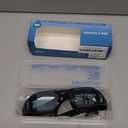 Adult Swimming Goggles for Men & Women - Anti-Fog, Waterproof, UV Protection - Large Frame for Comfortable (Black)