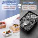 40 Pcs 84oz Large Food Storage Containers with Lids, Reusable Meal Prep Containers for Kitchen Storage, Airtight Leakproof & BPA-Free Freezer, Microwave & Dishwasher Safe
