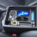 Upgraded Center Console Organizer for Toyota 4Runner 2024 2023 2022 2021 2020 2019 2018 2017 2016-2010 Full Size Tray Interior Accessories, Insert Armrest Box Secondary Storage ABS Material