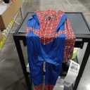 Spiderman Super Hero Costume Bodysuit  Thigh Web Cosplay Youth Boys Size 190 