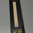 14.7inch Under Cabinet Lighting, 2 Pack Rechargeable Motion Sensor Light Indoor, 5 Levels Dimmable Magnetic Closet Lights, Wireless Under Counter Lights for Kitchen, Stairs, Hallway (Warm White Light)