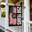 250 Anniversary Garden Flag Double-Sided 12x18 Inch