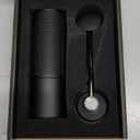 TIMEMORE Chestnut C2S Manual Coffee Grinder Stainless Steel S2C Conical Burr Coffee Grinder, Capacity 25g Hand Coffee Bean Grinder, Double Bearing Positioning, Black