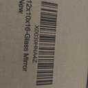 Delma Home Gym Mirrors, 12'' x 10'' Glass Mirror Tiles (16 PCS), Square Large Wall Mirror for Home Gym, Bedroom, Door,Bathroom, Frameless Mirror Sets