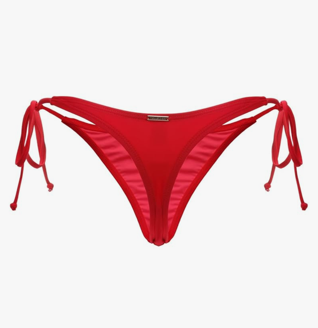 RELLECIGA Women's Thong Bikini Bottom L