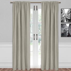 SUNBLK Total Blackout Curtains 1 Panel 52x63In SUNBLK Total Blackout Curtains 1 Panel 52x63In