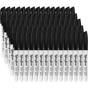 Dry Erase Markers 148 Pack, Bulk Black Whiteboard Markers With Fine Tip, Low Odor Dry Erase Markers for School Office Home