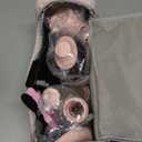 5 in 1 Hot Air Styler Wrap  High-Speed Hair Dryer Brush with Auto Wrap Curlers, Fast Drying & Frizz-Free Styling, No Heat Damage, Volumizing Brush with Travel Bag Gift for Women (Pink)