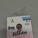 L'eggs Silken Mist Silky Sheer Women's Tights, Control Top, Sheer Toe (B, Nude (Pack of 2))