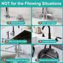 Small Diatomite Kitchen Sink Faucet Mat Water Absorbing Stone Tray Quick Drying Stone Mat for Kitchen Sink Protector Splash Guard Behind Faucet Water Absorbent Mats for Bathroom Counter Decor (16" x 4", Beige)