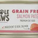 Whole Paws, Grain-Free Wet Cat Food, Salmon Paté Loaf Recipe, 5.5 Ounce (EXP 04/15/29)