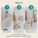 FEBU Swedish Dishcloths for Kitchen | 5 Pack Fresh Flowers Reusable Paper Towels Washable | Swedish Dish Towels | Non-Scratch Cellulose Sponge Cloths | No Odor, Biodegradable Cleaning Cloths