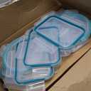 Snapware Glass Total Solutions (12-Pack) Food Storage Containers Set, (1, 2 & 4 Cup), Airtight & Leakproof Plastic Locking BPA-Free Lids, Freezer Dishwasher Microwave Safe, 24 Piece