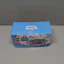 ZOOI Toddler Montessori Toys for 1-3 Year Old, 24PCS Cloth Fishing Game with Stacking Cups for Hand-Brain Coordination, Sensory Baby Toys 6-12 Months, 1-3 Year Old Girl Boy Birthday Gifts (Blue)