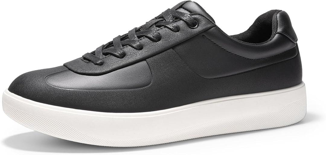 Bruno Marc Men's Dress Sneakers Business Casual Shoes for Men Lace Up Slip-Resistant Fashion Sneakers (10, Black)