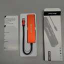 Hiearcool USB C Hub, USB-C to HDMI Multi-Port Adapter for MacBook Pro/Air, 7-in-1 USBC Dongle with 4K HDMI 100W Power Delivery SD/TF Card Reader Type-C Dock for Dell HP Lenovo Laptops-Dark Red