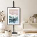 Americanflat Adjustable Tabletop Easel Stand for Picture Frames up to 50" - Ideal Picture Frame Stand to Display Art, Signs, or Photos - Use Easel Stands for Home or Events - Black