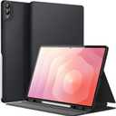 JETech Case for Samsung Galaxy Tab S11 Ultra with S Pen Holder, Slim Folio Stand Protective Tablet Cover, Multi-Angle Viewing, Auto Sleep/Wake (Black)