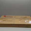 Portable Rolling Desk on Wheels Adjustable Height Desks for Small Spaces, 32" Computer Desk with Storage Shelves for Home Office Black