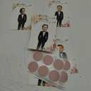 Floral Bridal Shower Games - Who Has The Groom Scratch Off Celebrity Cards Tickets for 48 Guests - Funny Bachelorette Party Games Ideas - Rose Gold White