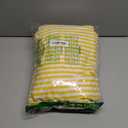 JELLYMONI 100% Natural Cotton 2pcs Striped Duvet Cover Sets,Yellow with White Stripes Pattern Printed Comforter Cover,with Zipper Closure & Corner Ties(Twin Size) (Twin(68"90"), 0905)