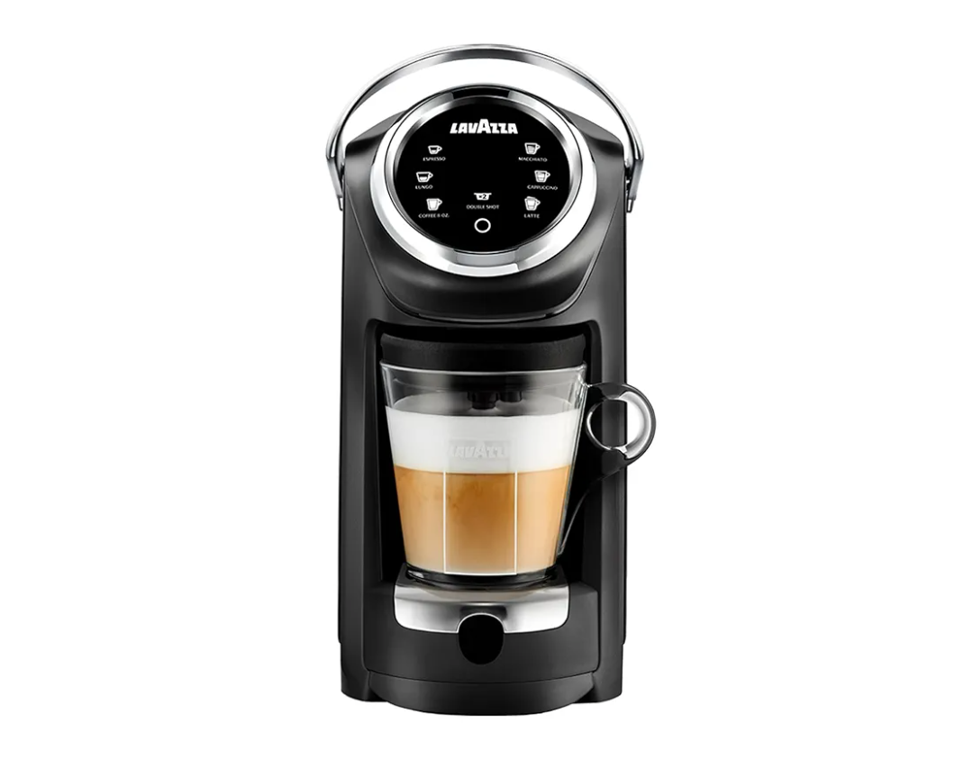 Lavazza Expert Coffee Classy Plus Single Serve ALL-IN-ONE Espresso & Coffee Brewer Machine - LB 400 - (Includes Built-in Milk Vessel/Frother)