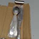 vilihkc 20 piece Unique Pattern Design Silverware Set, Stainless Steel Flatware Set Service for 4, silver Cutlery Set, Mirror Polished Utensil Set for Kitchen, Dishwasher Safe