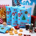 Christmas Poly Bubble Mailers 7 x 10 Inch Christmas Padded Envelopes Self Adhesive Retailer Holiday Shipping Bags for School Family Large Xmas Gift(40 Pcs,Xmas Bell)