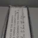 comurdyo Bible Verse Serenity Prayer Sign Wall Decor God Grant Me 32"×12" Large Christian Inspiraional Quotes Religious Plaque for Modern Rustic Family Bedroom Living Room Wall Hanging Decor (Black)