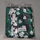 Horaldaily St. Patrick's Day Rectangular Tablecloth 60×104 Inch, Buffalo Plaid Shamrock Lucky Washable Table Cover for Party Picnic Dinner Decor