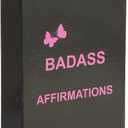 2 x Badass Affirmation Cards for Women Funny & Inspirational Gifts for Friends, Bestie, Sister, Coworker, Mom, Daughter, Mother's Day, Birthday & Christmas