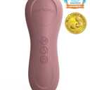 Momcozy Rolling Lactation Massager with Heat, 3-in-1 Real-Like Massage for Relieve Clogged Ducts, Breast Massager Warming for Breastfeeding, Improve Milk Flow, Dusty Rose