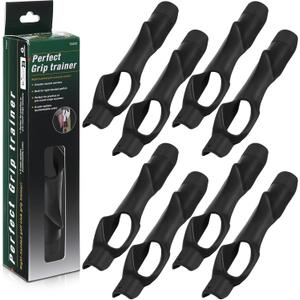 Soulchen 8 Pack Golf Grip Trainer, Golf Training Aid, Swing Trainer Club Grips Accessories for Right Handed Club Grip Equipment to Help Correct Hand Position