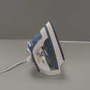 Hamilton Beach Steam Iron & Vertical Steamer for Clothes with Scratch-Resistant Soleplate, Adjustable Steam Settings + 8 Cord Wrap, 3-Way Auto Shutoff, Anti-Drip, Self-Cleaning, 1500 Watts, Blue