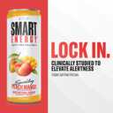 Cellucor C4 Smart Energy Drink Boost Focus and Energy with Zero Sugar, Natural Energy, and Nootropics - 200mg Caffeine - Peach Mango (12oz Pack of 12)