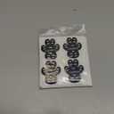 Dog Anti Slip Paw Grips Traction Pads,Dog Feet Stickers with Stronger Self-Adhesive Paw Pad Provide Traction for Senior, Injured Dogs,12 Sets (48 pcs) M Black