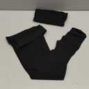 Compression Stockings for Women & Men, 2 Pairs 15-20mmHg Thigh High Compression Socks for Varicose Veins, Swelling, Pregnant (Small, Closed Toe/Black/2 Pair)