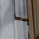 28x84 Inch Glass Sliding Barn Door Slab and 5ft Hardware Kit Included, 5 Frosted Glass, LVL Wood Panel Covered with White Water-Proof Scratch-Proof PVC Surface, Simple DIY Assembly