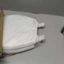 Mayfair Cassel Slow Close Toilet Seat, Easy Clean, Non Slip Premium Wood Seat, Easy Install, Made in USA, Round, White