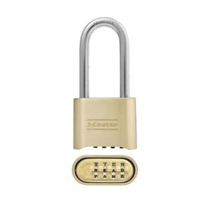 Master Lock Padlock, Set Your Own Word Combination Lock, 2 in. Wide, 175DLHWD