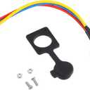 Outer/Winch Socket Connector Assembly with Rubber Cover Dust Cover Replacement for Gen2 97495/97412 XRC 9500 12000 Winchs 97495-59 9749559