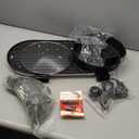 27 Hot pot with Grill,Electric BBQ Grill 2200W Non-Stick Korean Barbecue Grill for 2-12 People,Independent Dual Temperature Control(110V) (Black)