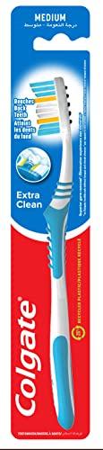 COLGATE Extra Clean Toothbrush Multi Color, 6 Pack