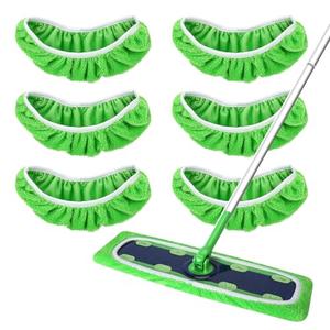 Yicotira Reusable Microfiber Mop Pads for Swiffer - XL Dry Sweeping Cloths & Wet Pads Refills - Heavy Duty Mopping Cloths, 6 Pack