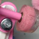 Ruthfot Women's and Girl's Classic Roller Skates with Light up Wheels and Love Heart Pattern, High-top PU Leather Rollerskates… Size 34