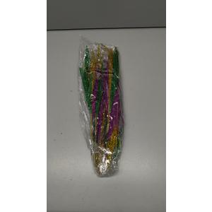 Juinte 8 Pcs Mardi Gras Decoration Carnival Picks Ornaments Artificial Glitter Berry Stems Tree Decor 15.75 Inches Purple Green and Gold Branches for Mardi Gras Tree Table Party Decor (Grass)