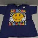 Choose Kindness Retro Groovy Be Kind Inspirational Kids T-Shirt, Size: XS